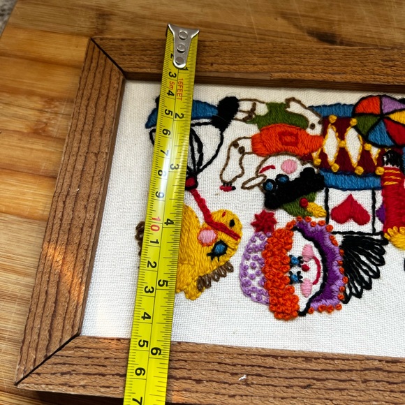 Free with purchase! Vintage Crewel Embroidery Picture - Picture 9 of 10